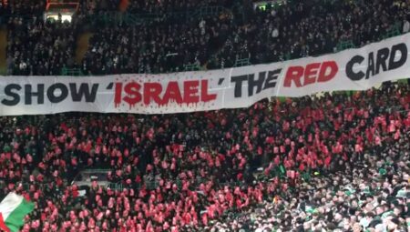 Celtic İsrail’e kırmızı kart gösterdi!