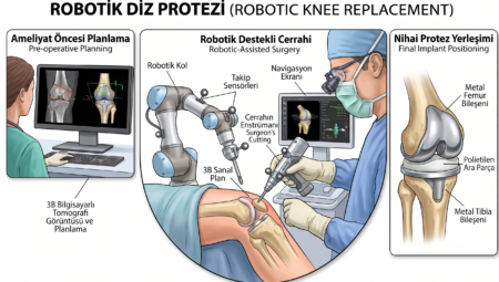 Robotik Diz Protezi Kişiye Özel Planlama ile Modern Diz Protezi Cerrahisi